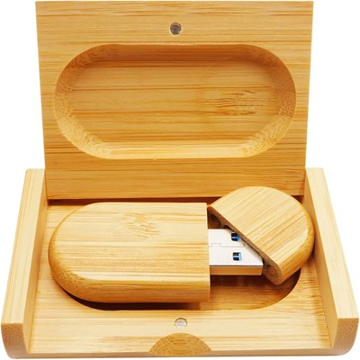 Bamboo Wood USB Flash Drive 16GB - Image 3