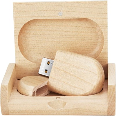 Bamboo Wood USB Flash Drive 32GB - Image 3